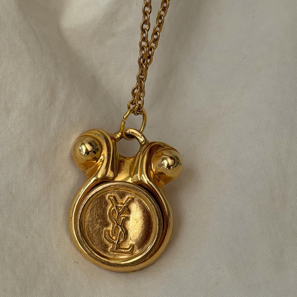 Yves Saint Laurent Luxurious Gold Necklace - Picture 6 of 15